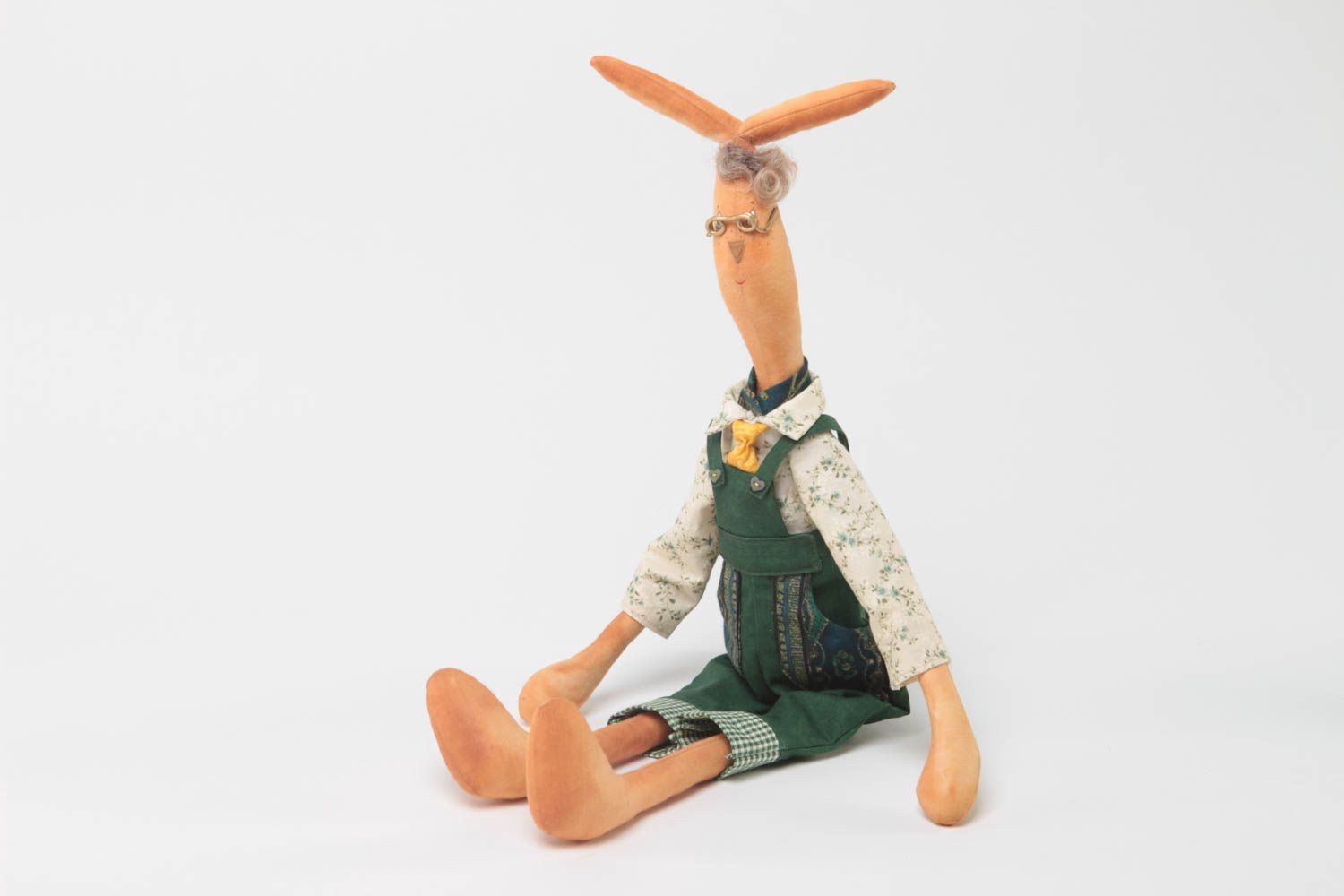 Stylish unusual handmade toy designer cute home decor soft beautiful hare doll photo 2
