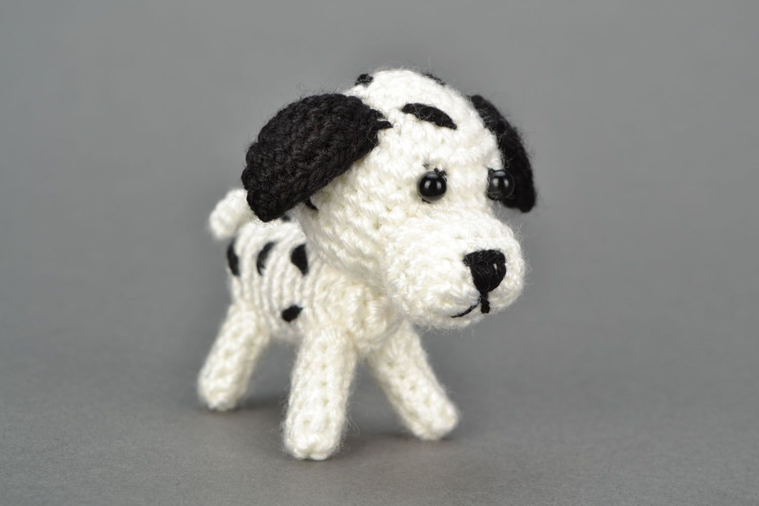 Hand-crocheted toy Dalmatian photo 3