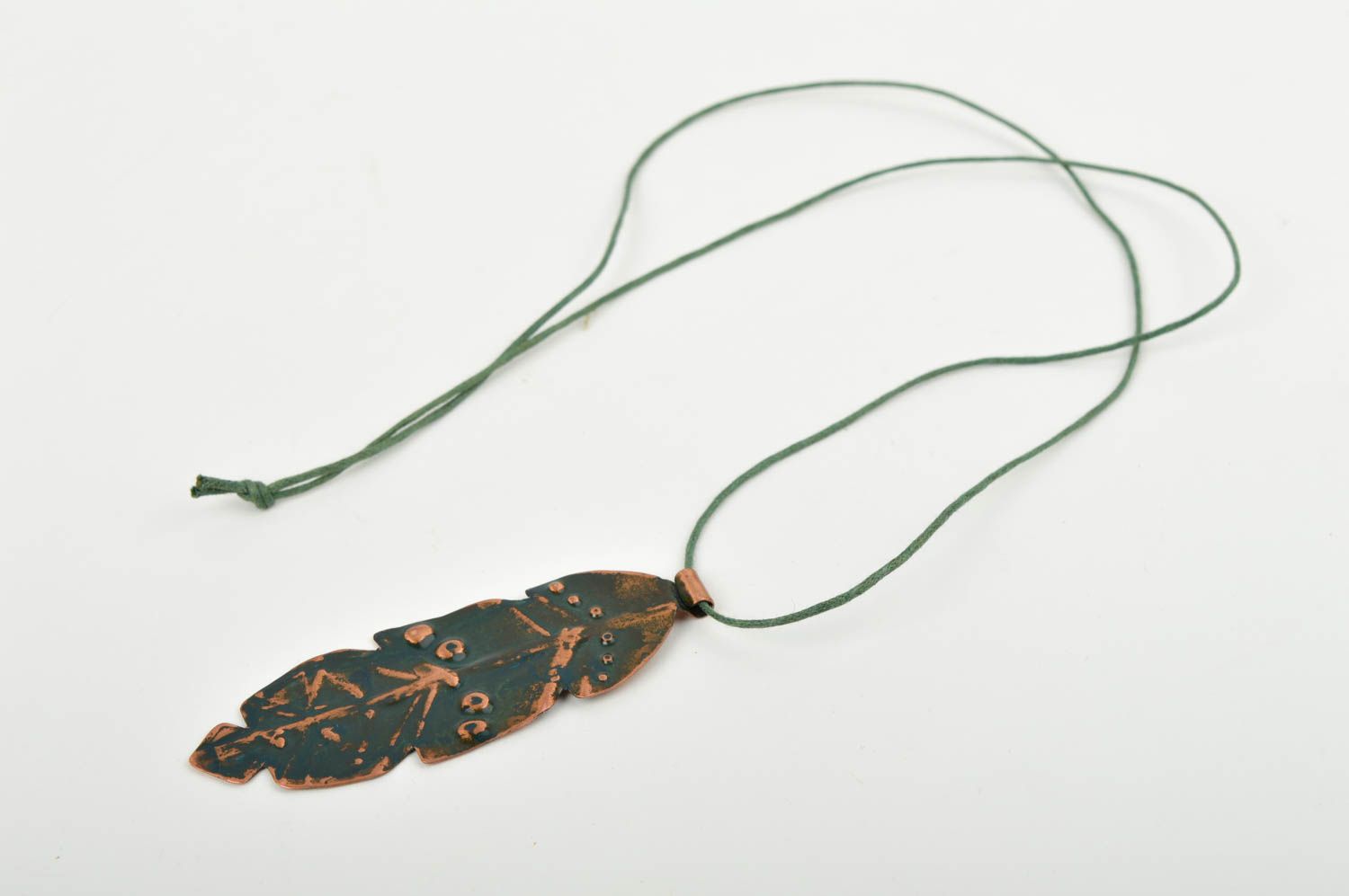 Female metal pendant unusual designer pendant handmade accessories for women photo 5