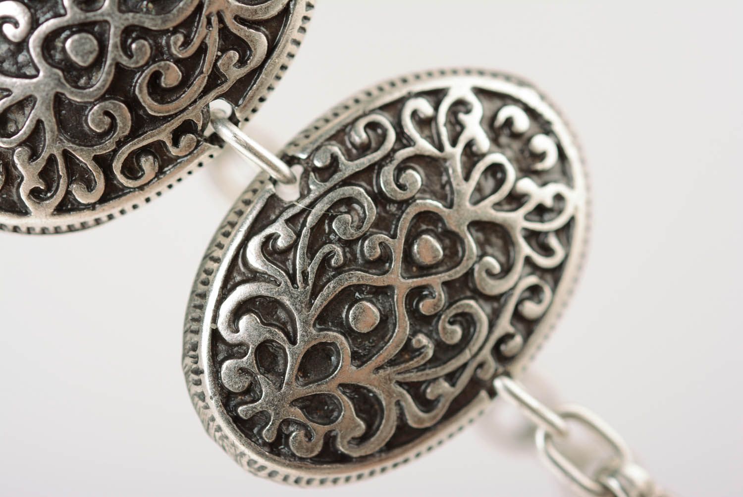Bracelete de metal acessórios femininos de metal Bizantina foto 2