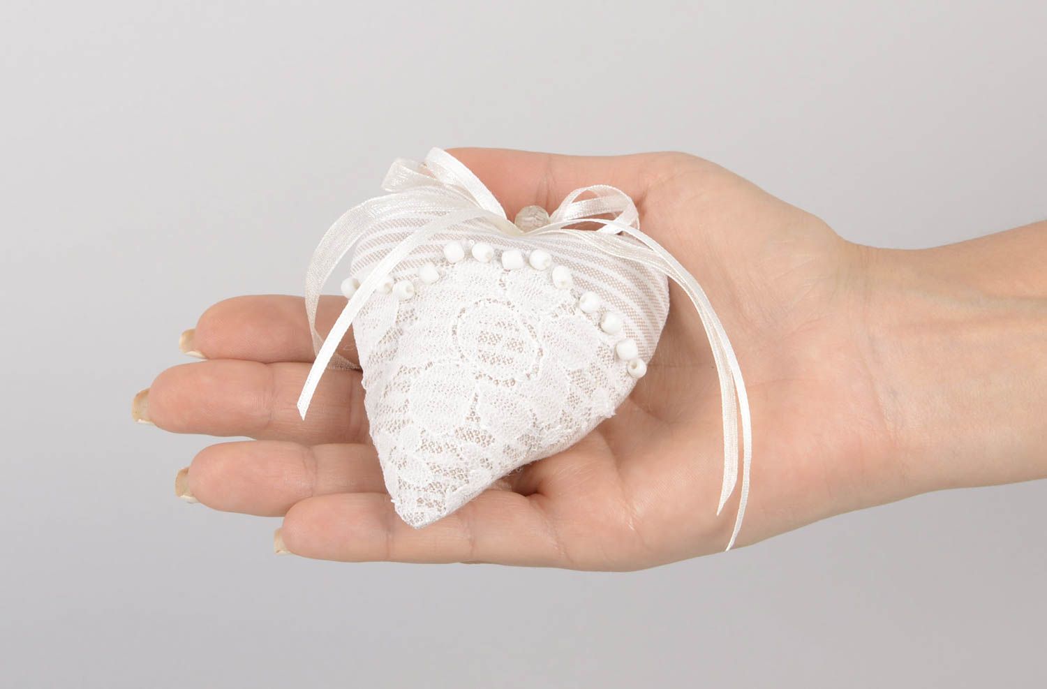 Декоративное сердце ручной работы мягкое сердечко товары для интерьера дома фото 4