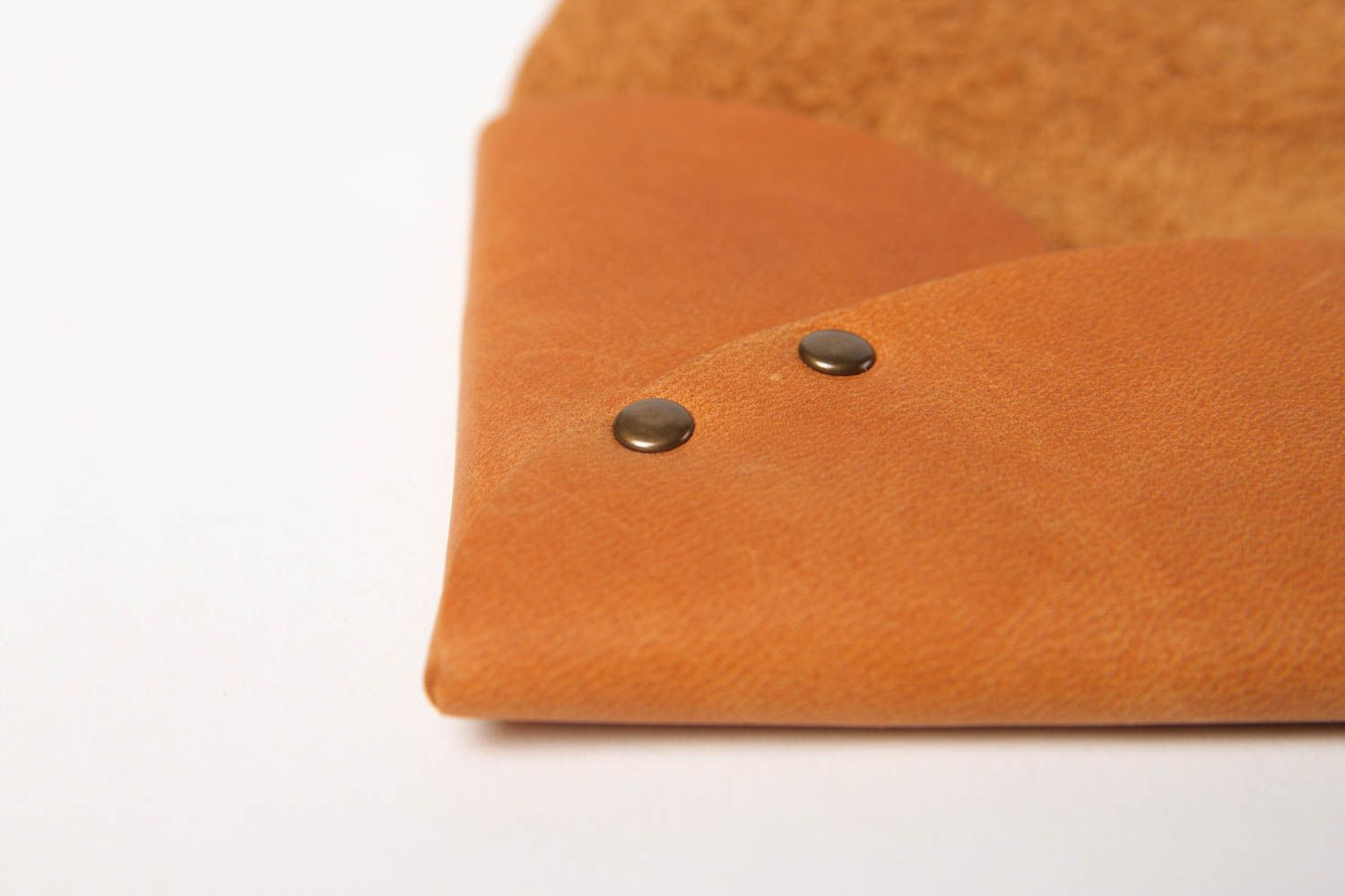 Stylish handmade leather wallet elegant wallet for women leather goods photo 5
