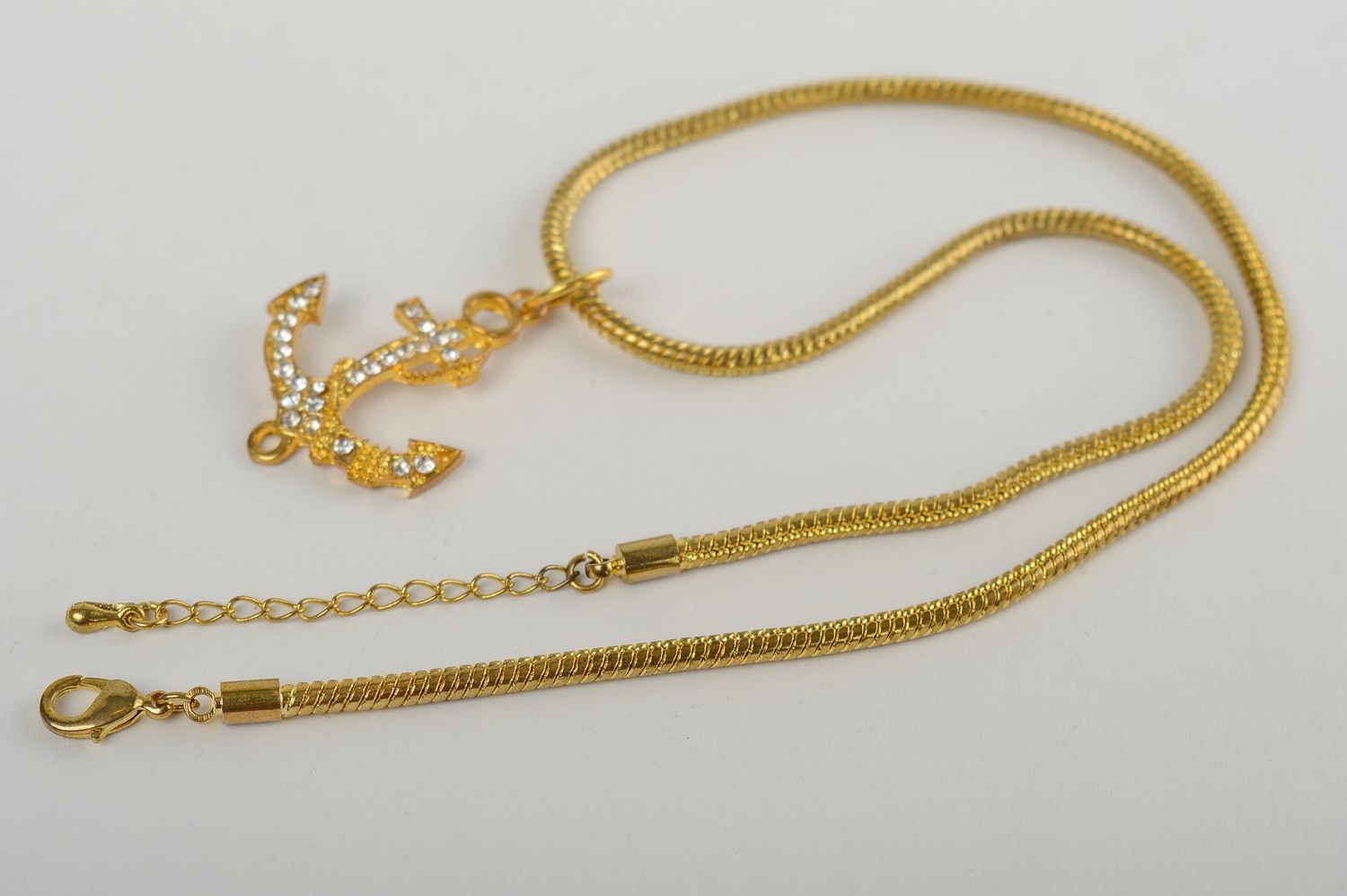 Beautiful pendant handmade metal pendant anchor pendant metal jewelry for girl photo 4