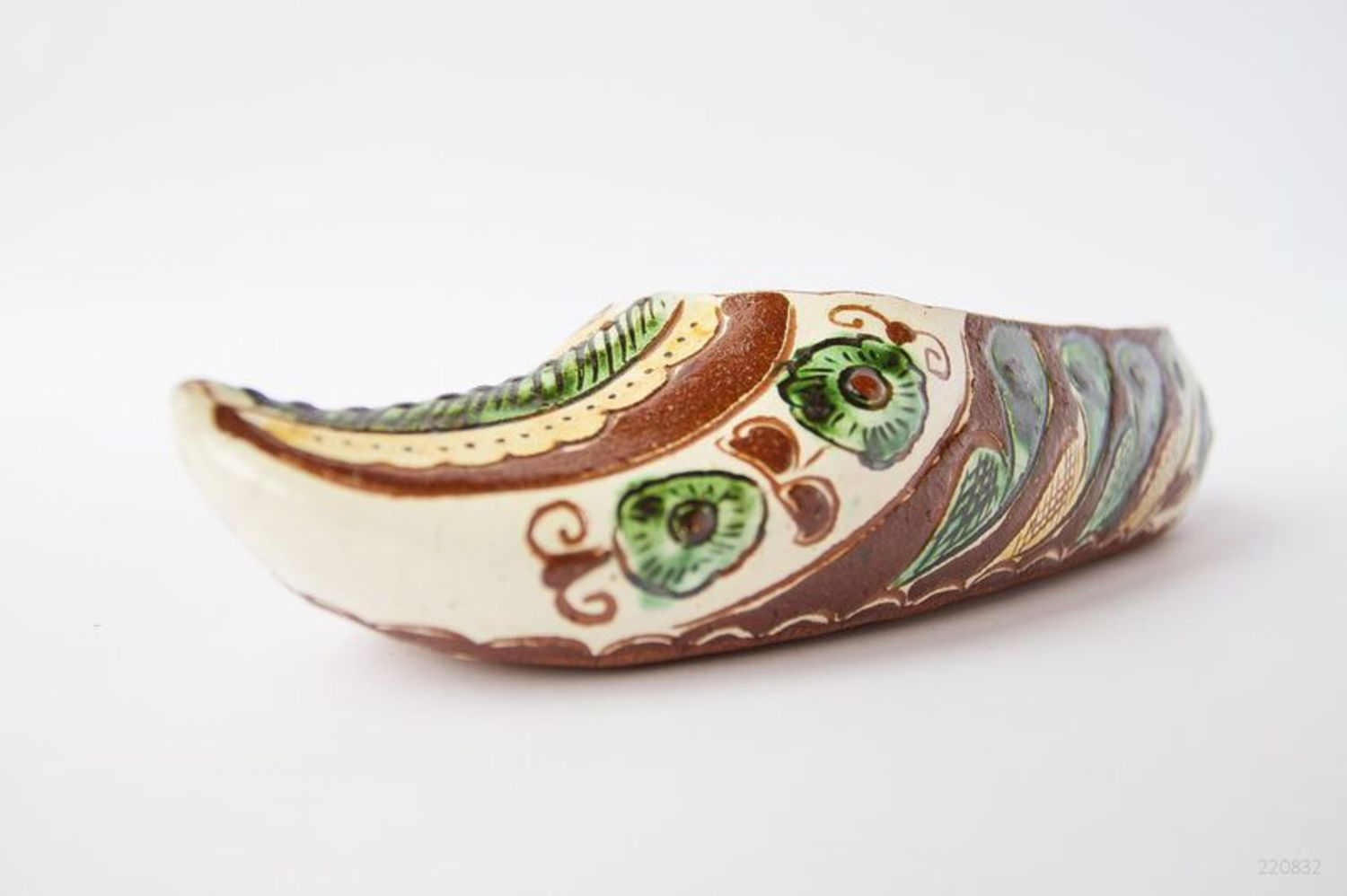 Portacenere di ceramica fatta a mano Portacenere a forma della scarpetta  foto 3