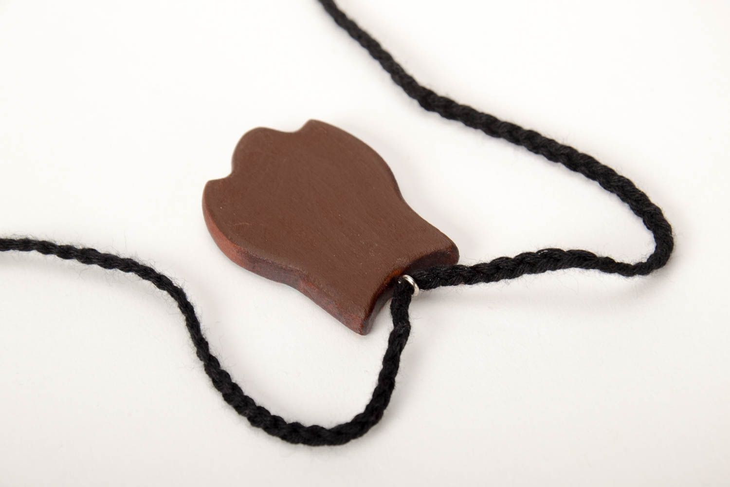 Handmade pendant designer accessory unusual gift wooden pendant gift ideas photo 4