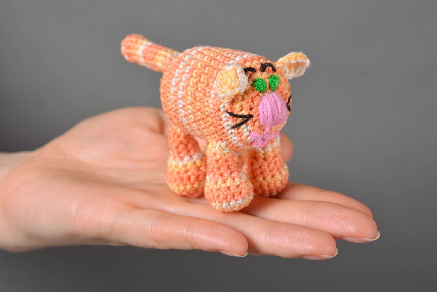 Muñeco de peluche regalos para niños juguete tejido a ganchillo sonarejo Tigre foto 3