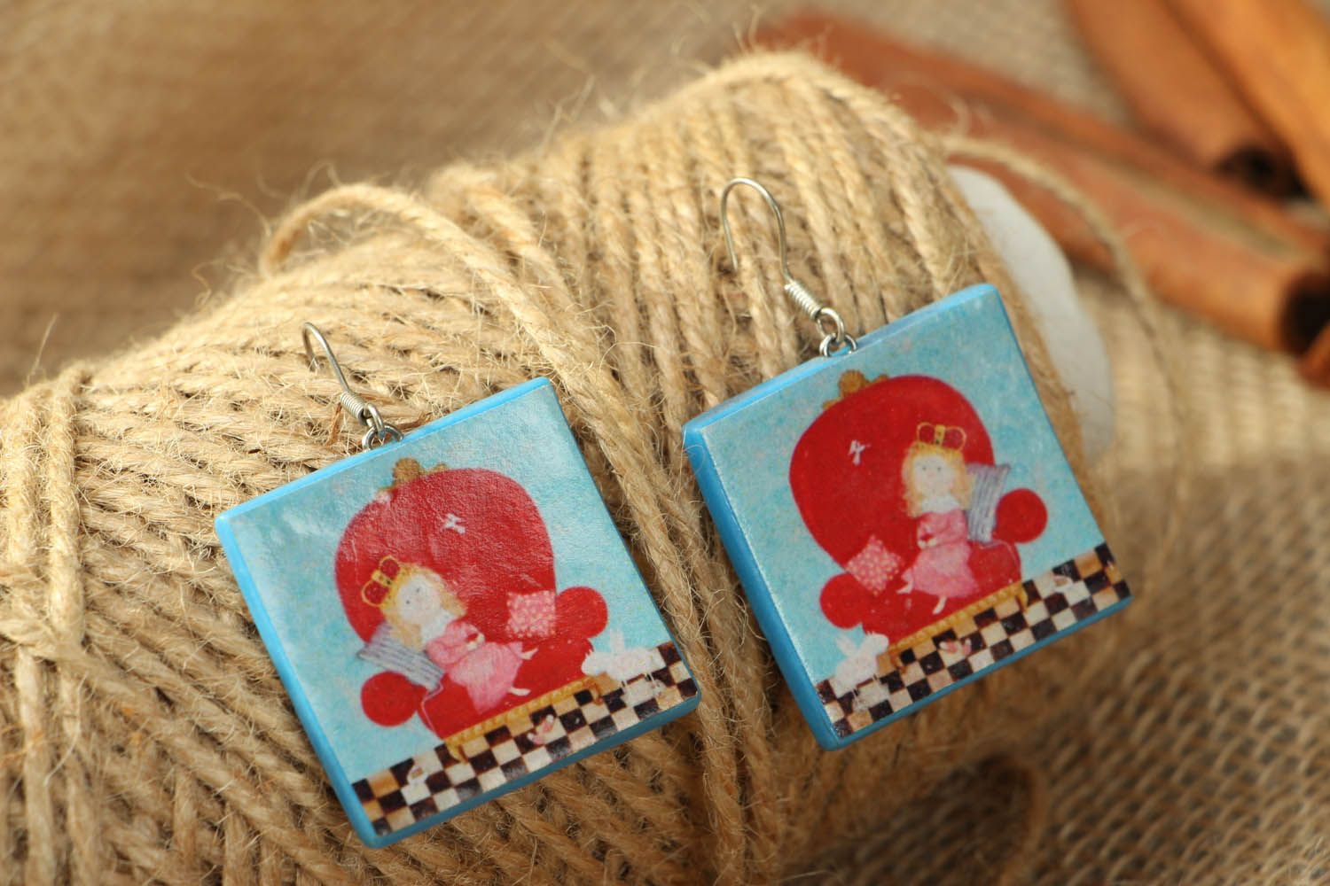 Handmade earrings Infanta photo 3