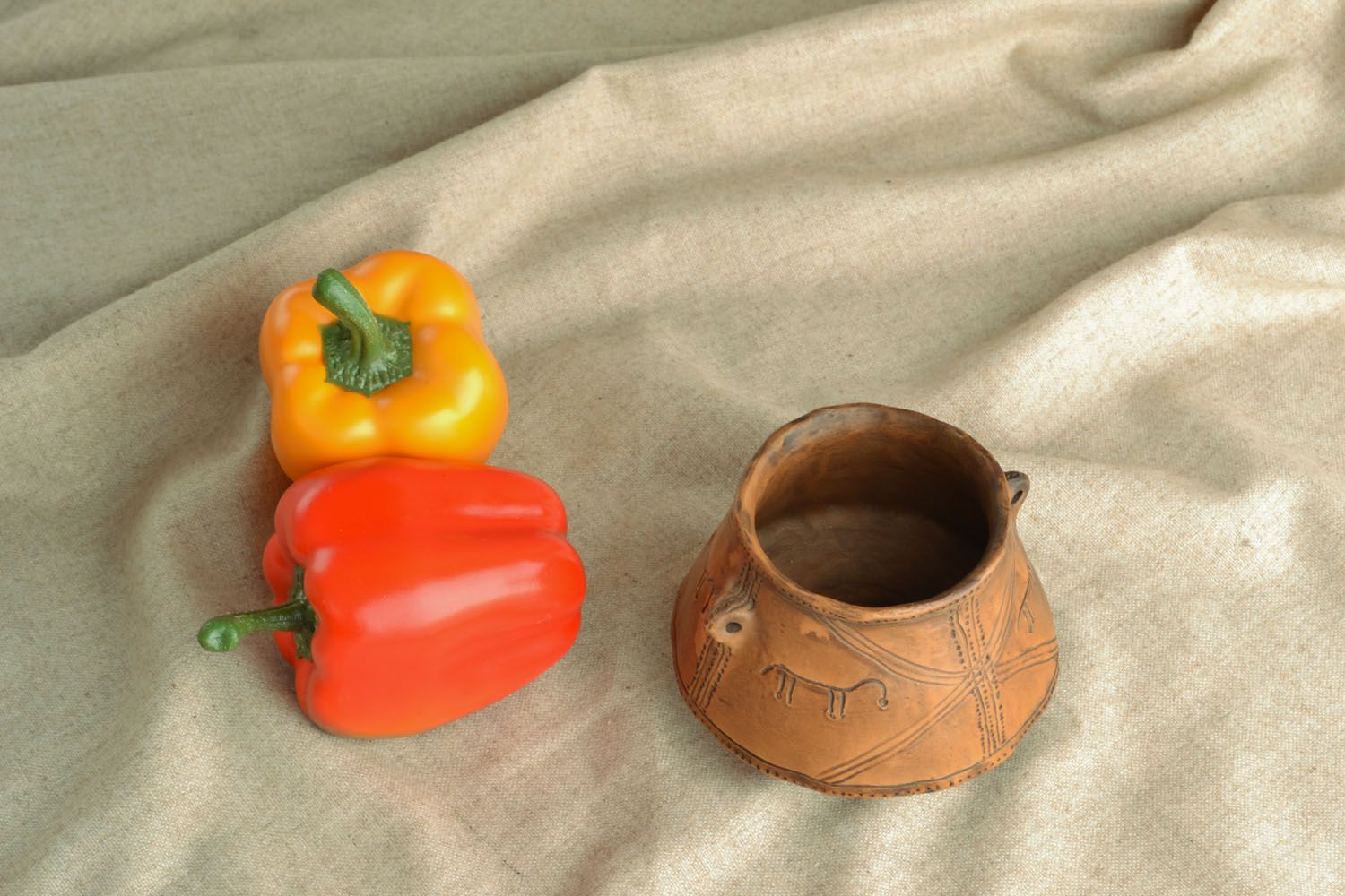 Handmade ceramic pot photo 5