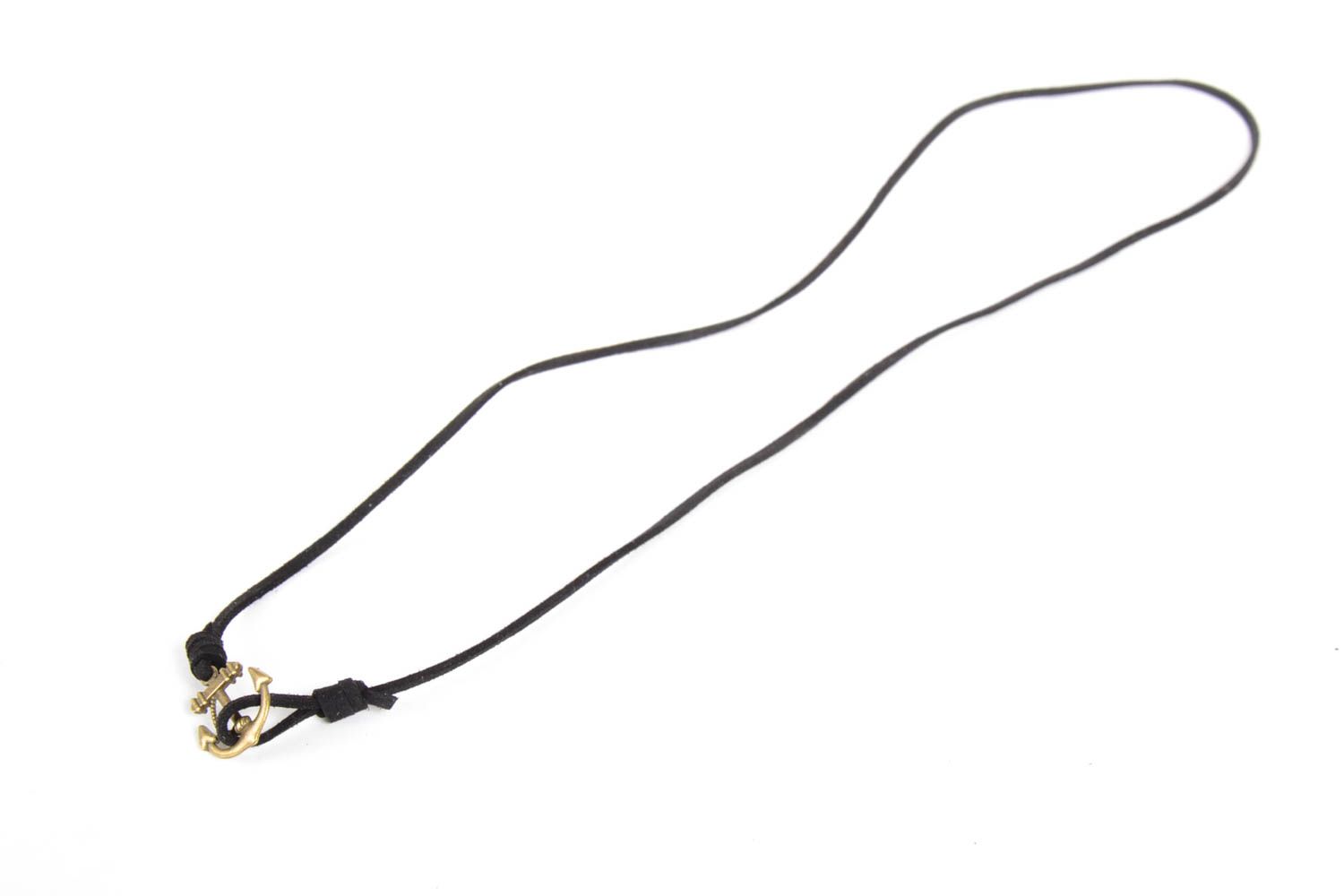 Bracelet daim noir fait main Accessoire de mode Idée cadeau pour femme photo 4