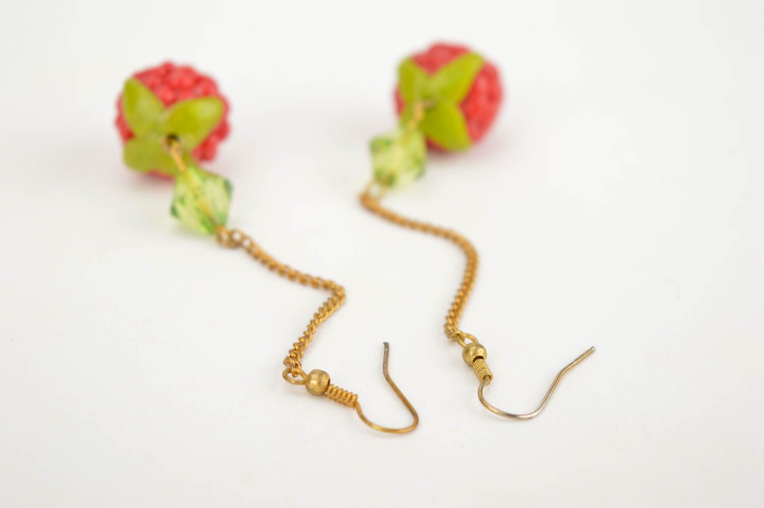 Handmade stylish bright earrings designer cute earrings elegant jewelry photo 3