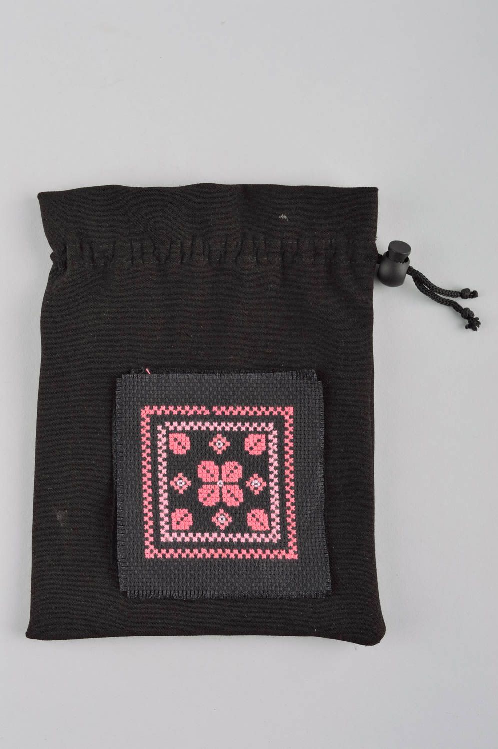 Handmade kleines Säckchen Stoff Beutel Damen Geldbörse Accessoire für Frauen foto 2
