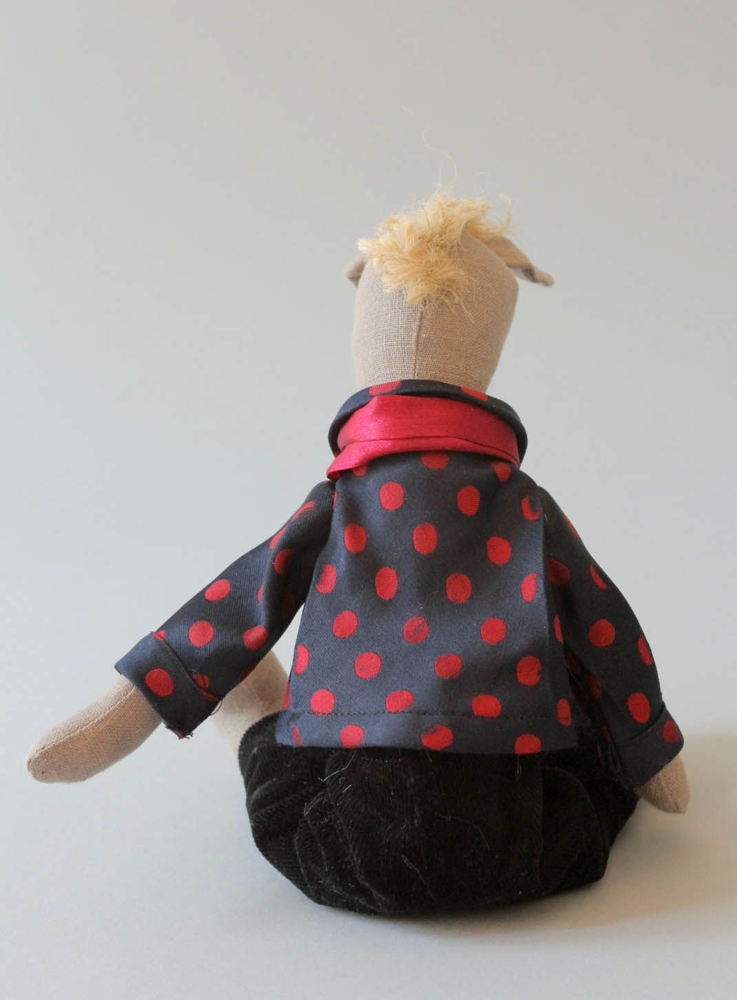 Brinquedo macio de interior de tecido Cavalo com uma gravata foto 3