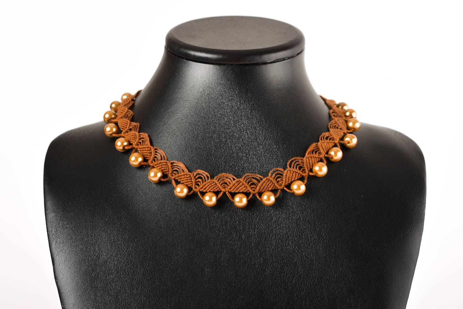 Handmade designer necklace stylish elegant necklace unusual jewelry gift photo 2