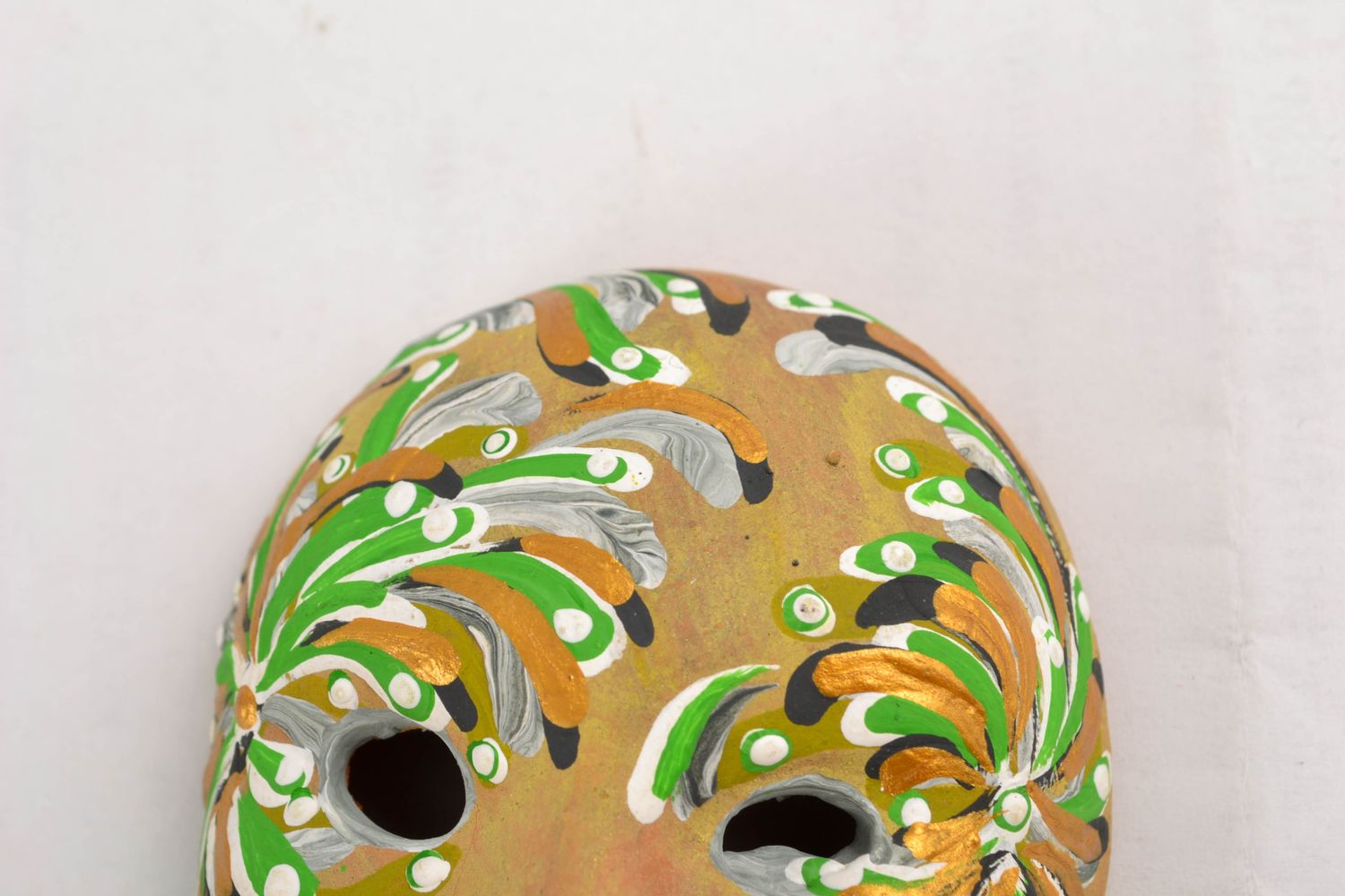 Венецианская маска магнит с росписью  фото 4