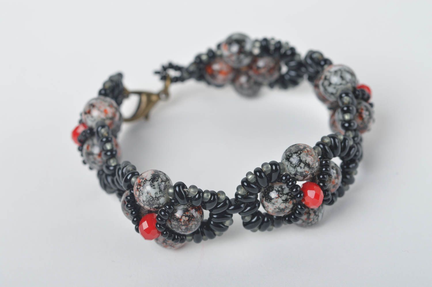 Beaded handmade bracelet wrist designer bracelet stylish accessory gift photo 5