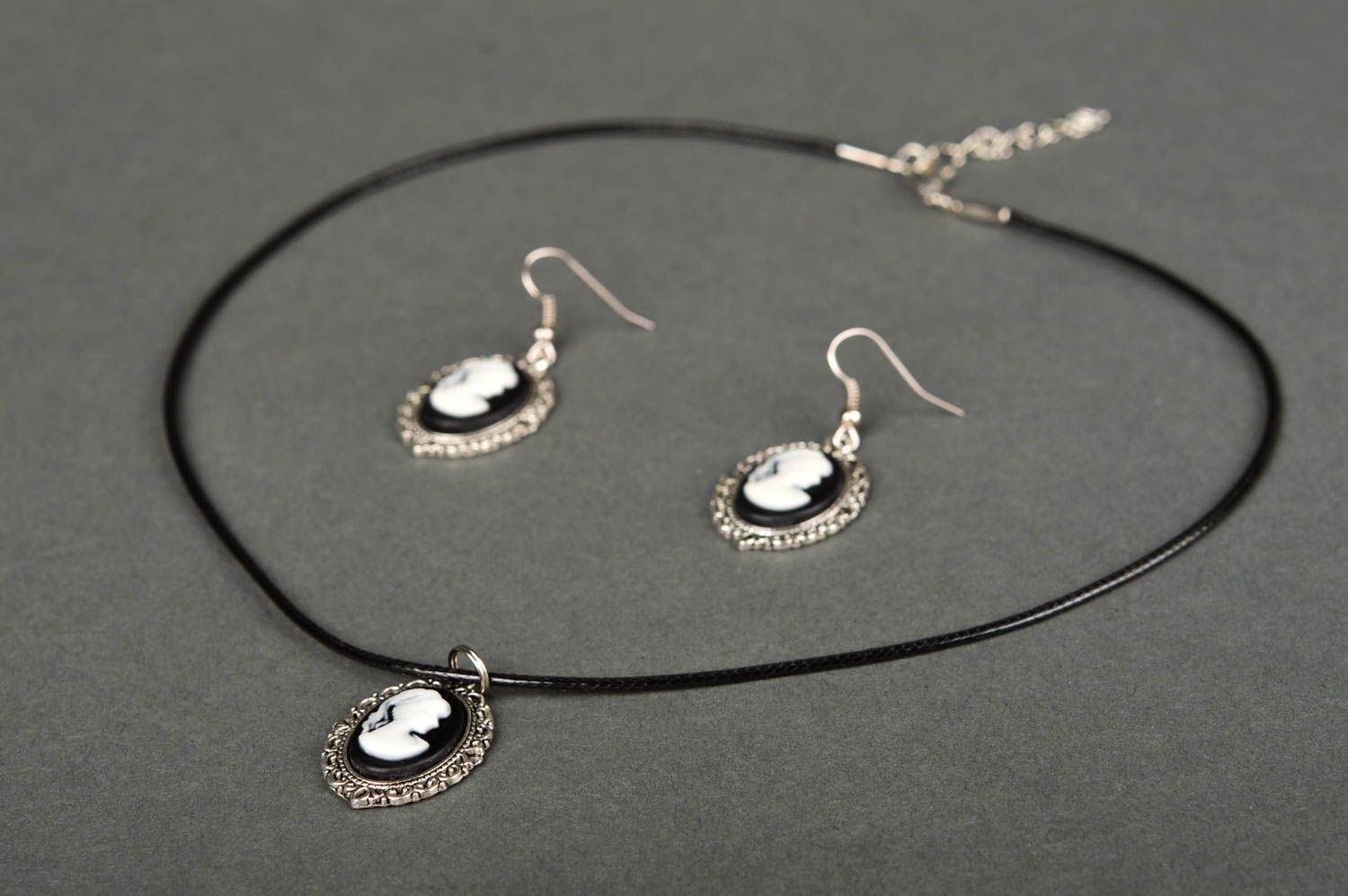 Handmade jewelry unusual pendant designers earrings fashionable accessory gift photo 3