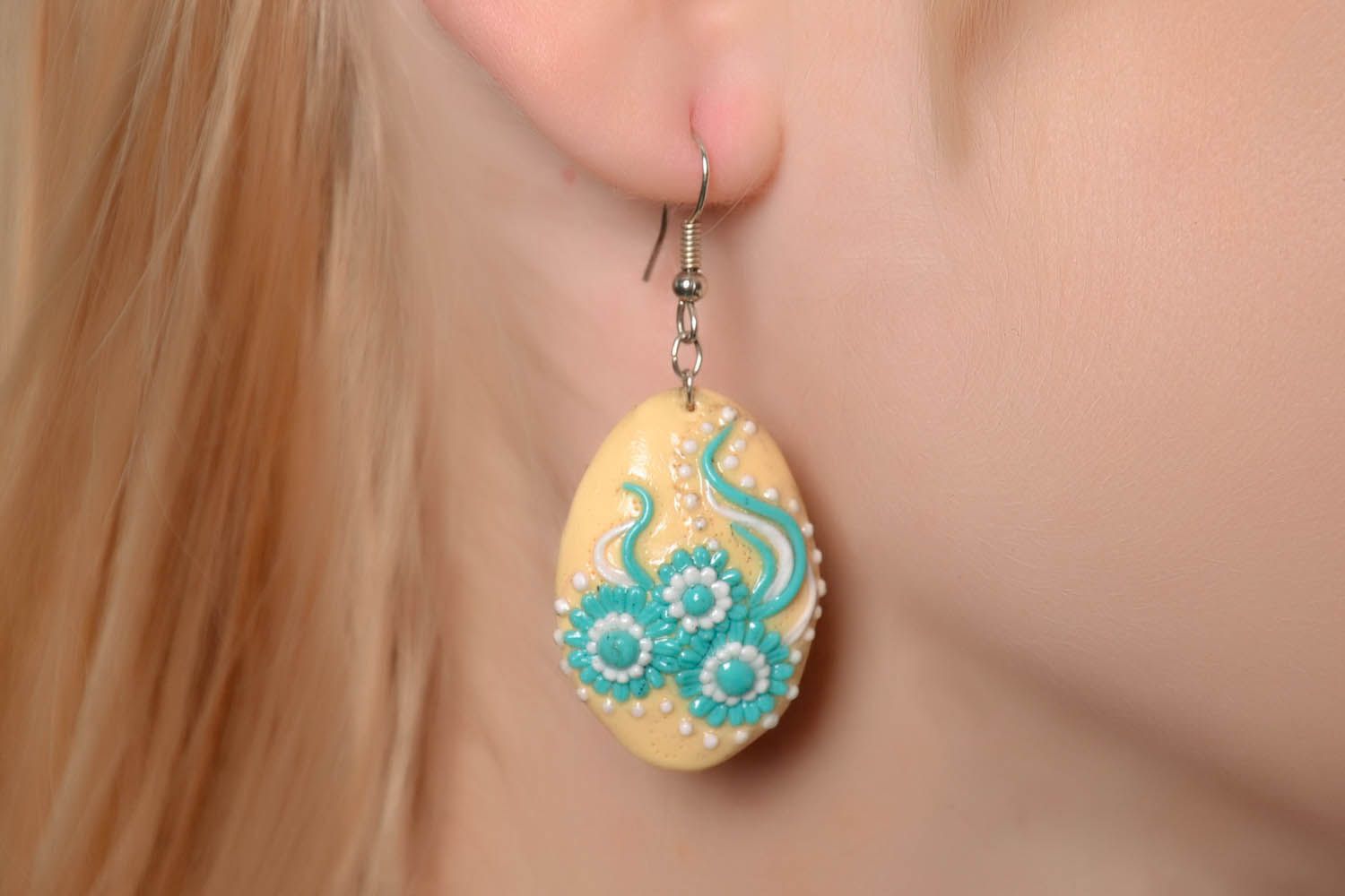 Author's earrings made using filigree technique photo 4
