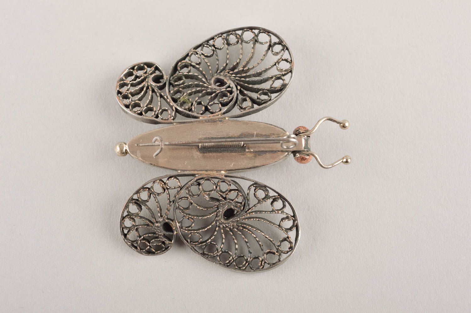 Broche hecho a mano con forma de mariposa accesorio de moda regalo personalizado foto 4