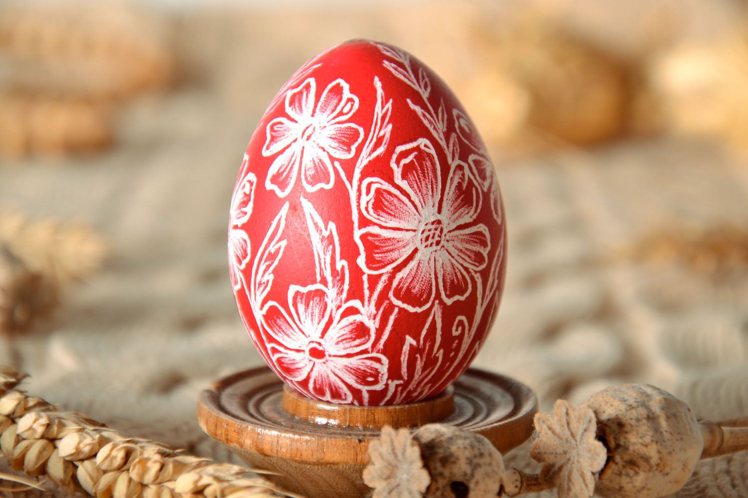 Huevo de Pascua “Flores” foto 1