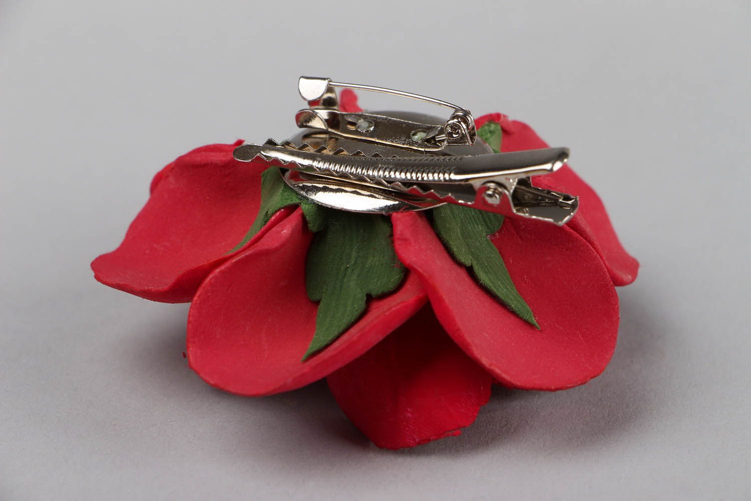 Brooch-clip in the shape of a flower photo 3