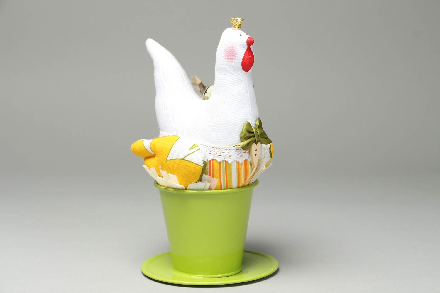 Soft interior toy Chicken in Green Cup photo 1