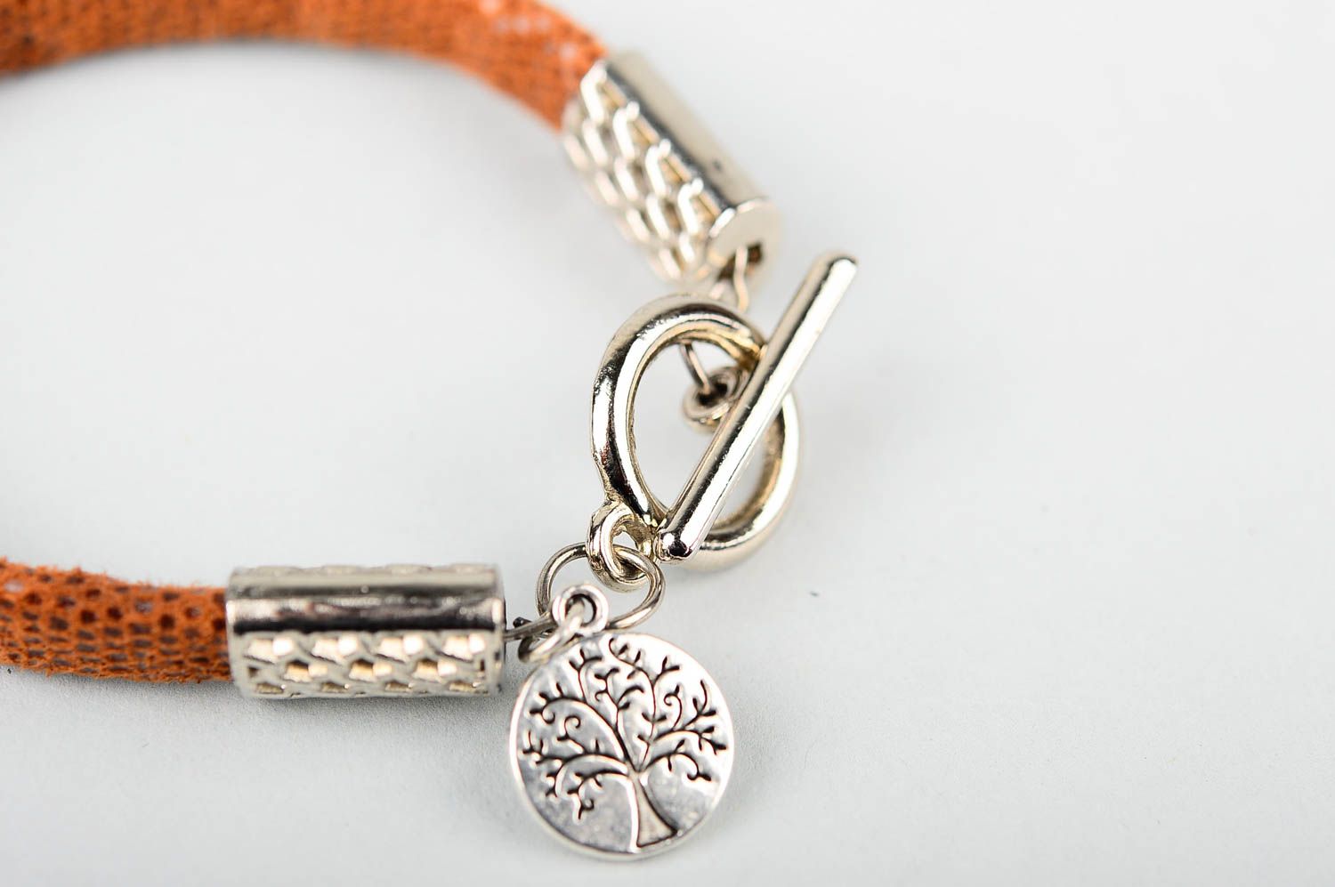 Womens handmade leather bracelet wrist bracelet designs leather goods gift ideas photo 5