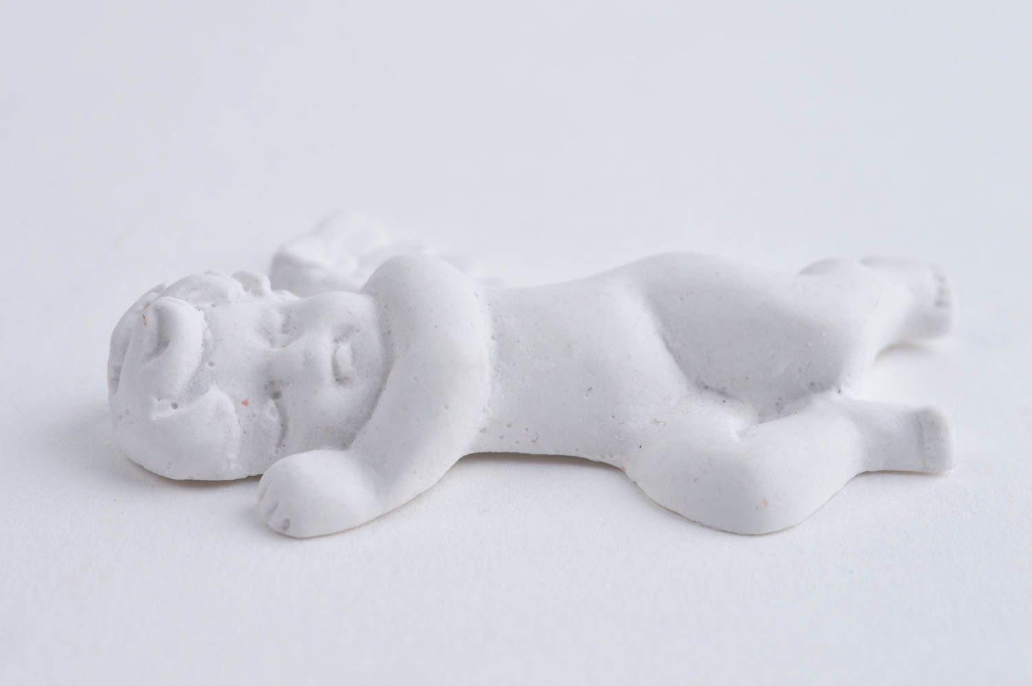 Гипсовая фигурка для раскрашивания handmade красивая статуэтка ангелы из гипса фото 3