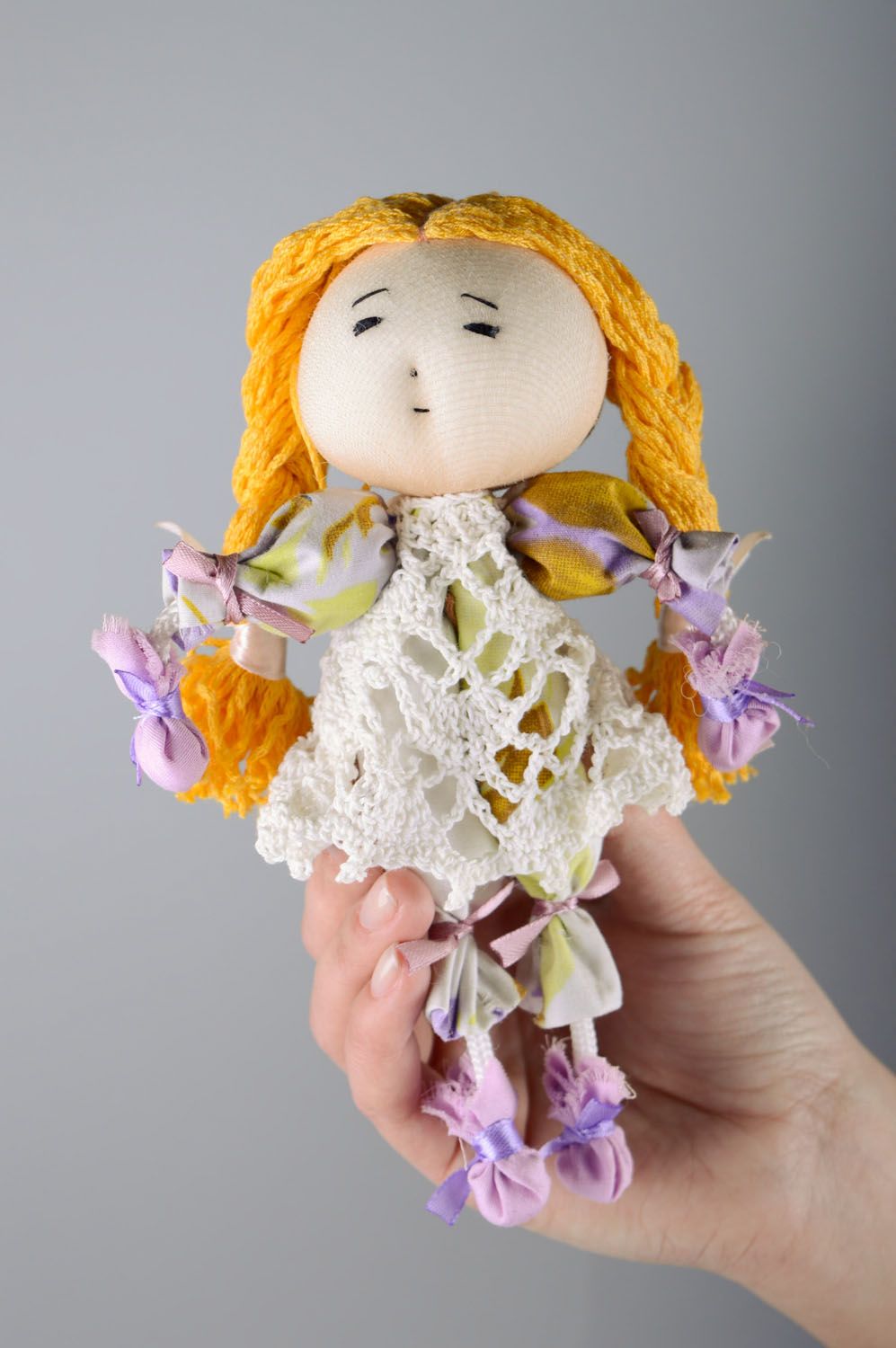 Текстильная куколка фото 5