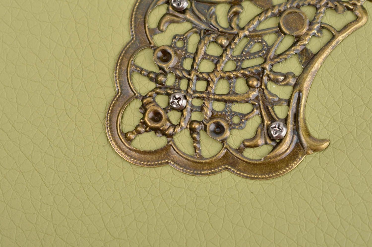 Porte passeport cuir fait main design élégant Cadeau original pour femme photo 3