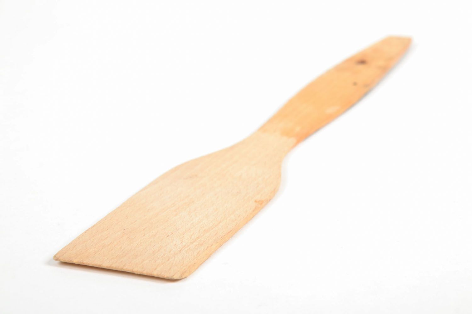Wooden cooking spatula photo 3