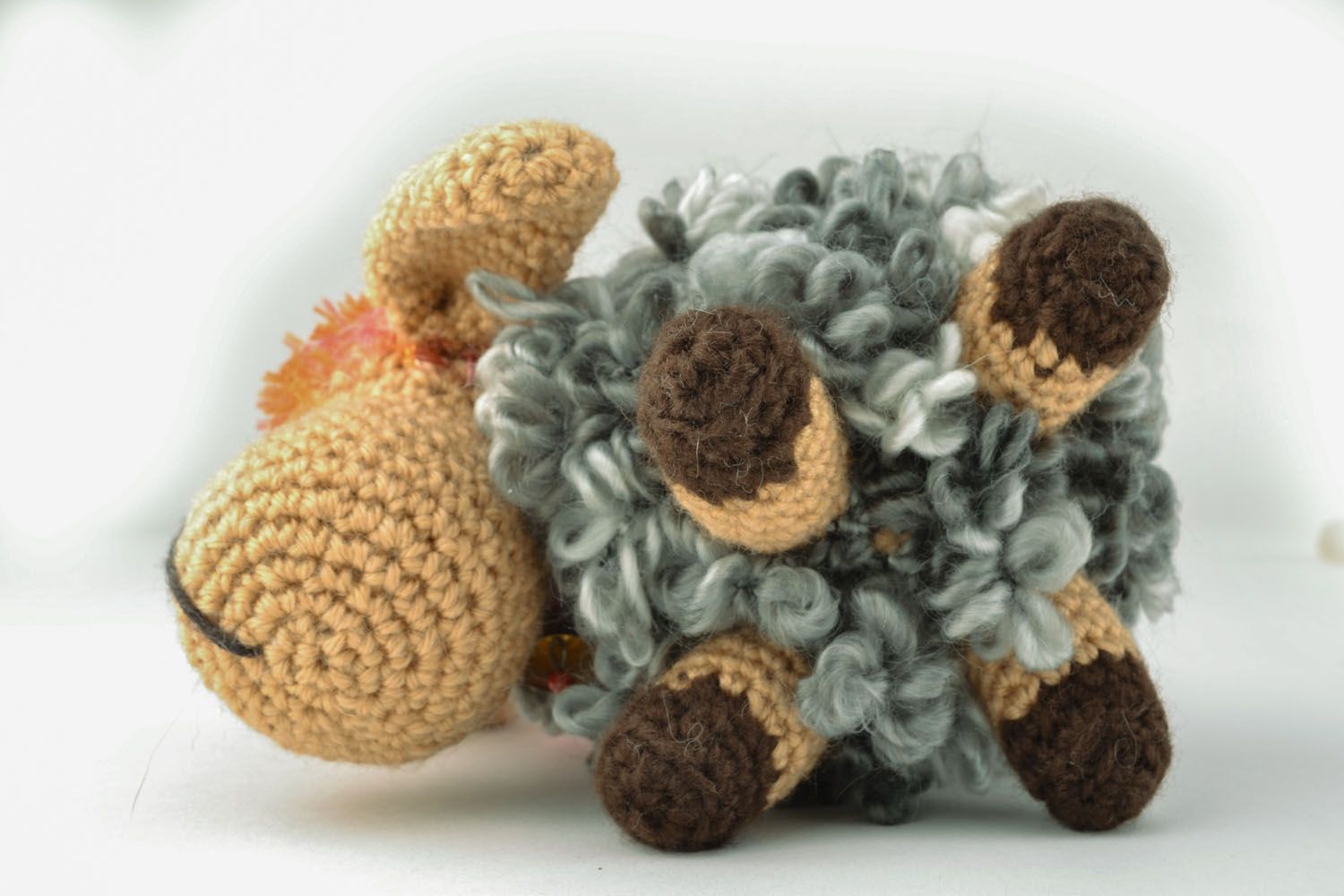 Hand crochet toy Lamb photo 3