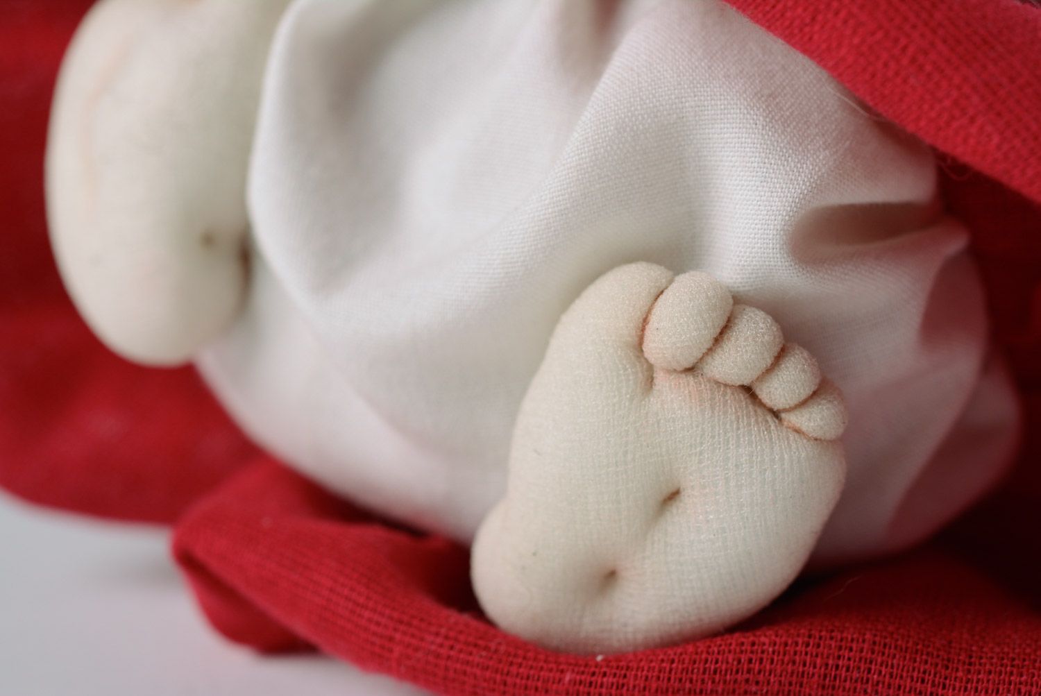 Muñeca de trapo artesanal talismán para casa en estilo étnico juguete  foto 5