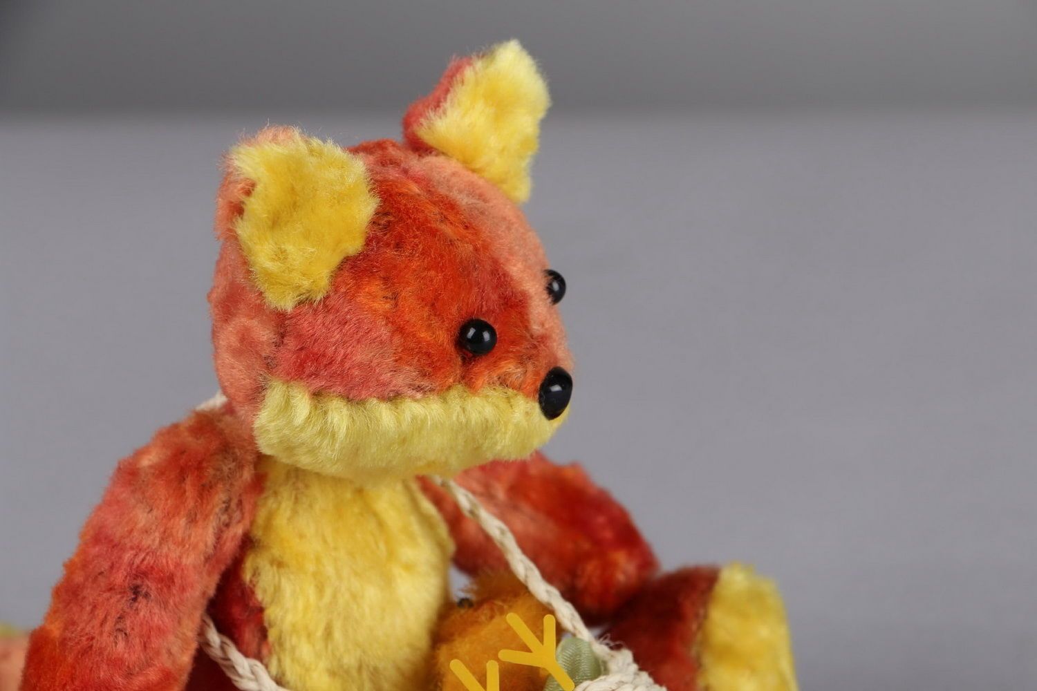 Soft toy made from vintage plush Fox photo 2