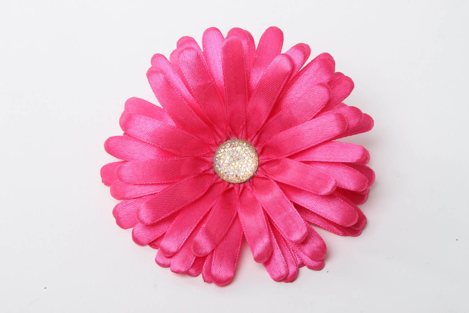 Blumen Haargummi Schmuck handgemacht Mädchen Haarschmuck Mode Accessoires rosa foto 2