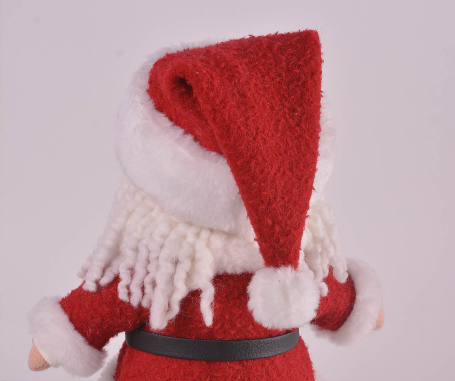 Игрушка Дед Мороз хэнд мэйд детская игрушка новогодняя мягкая игрушка из шерсти фото 3