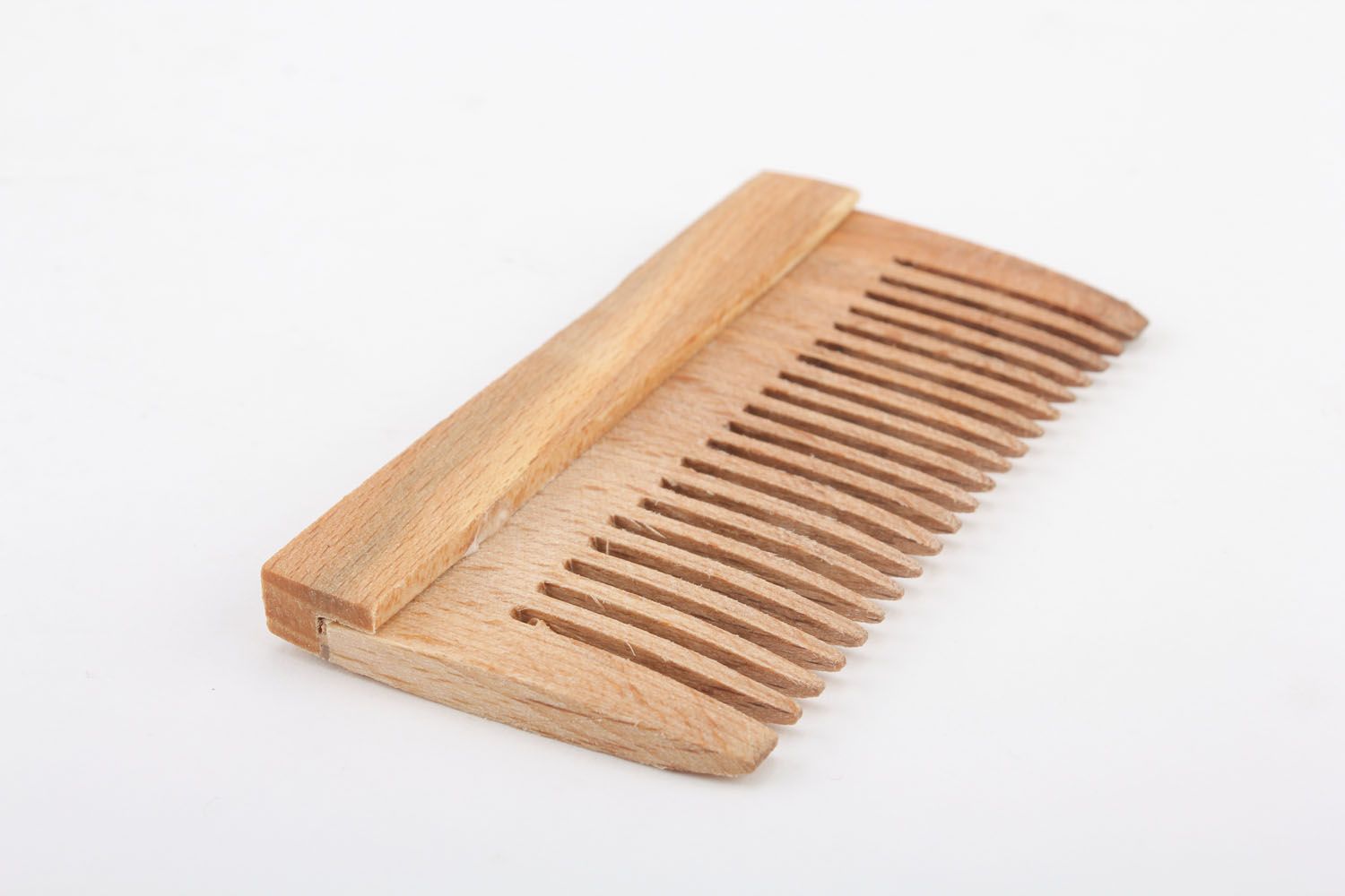 Wooden hair comb photo 2