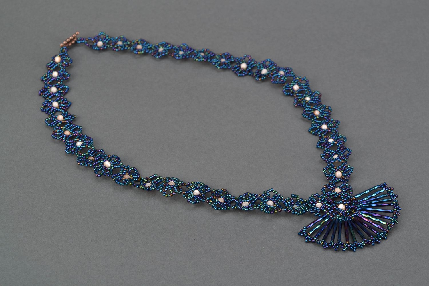Handmade beaded necklace Cleopatra photo 4