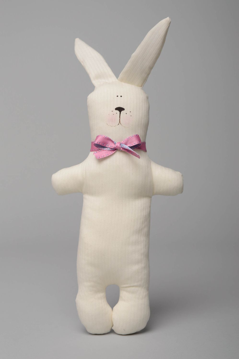 Handmade soft toy hare photo 1