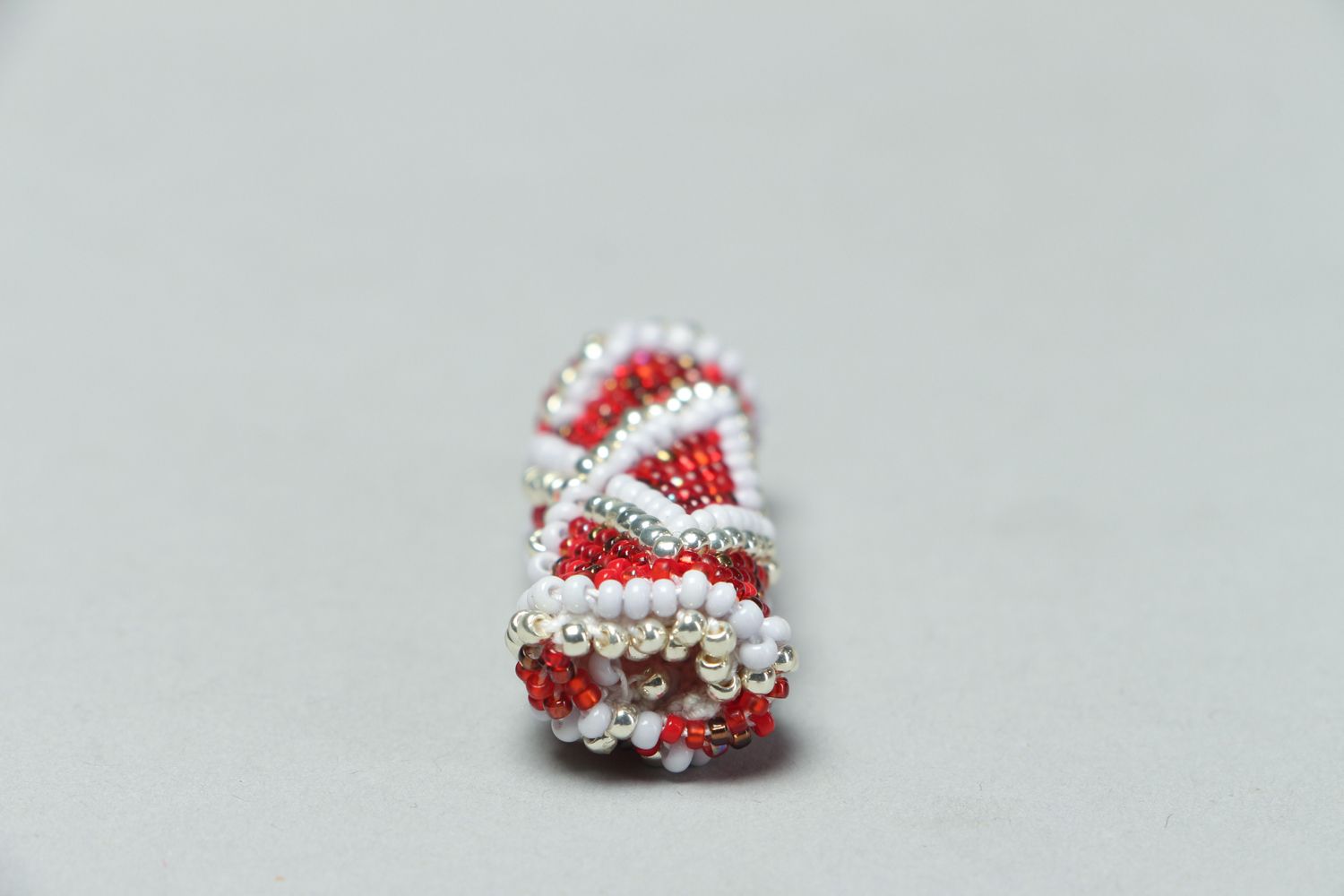 Japanese bead pendant Interlaces photo 2