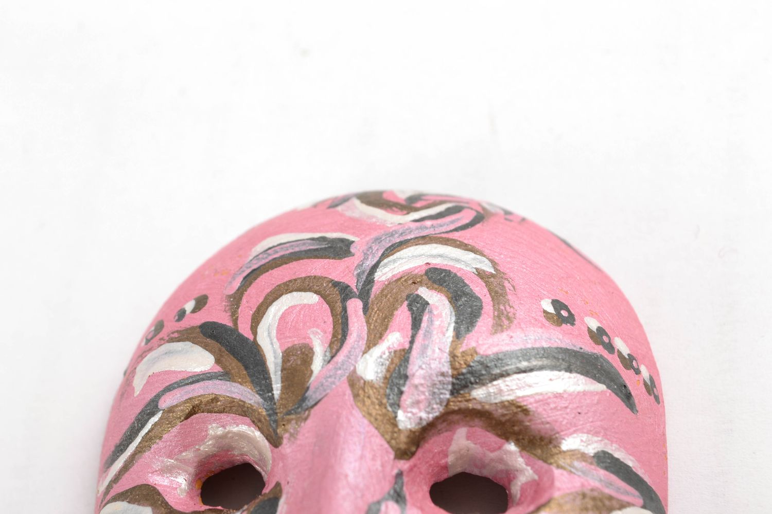 Masque miniature à suspendre en argile Or des Incas  photo 3