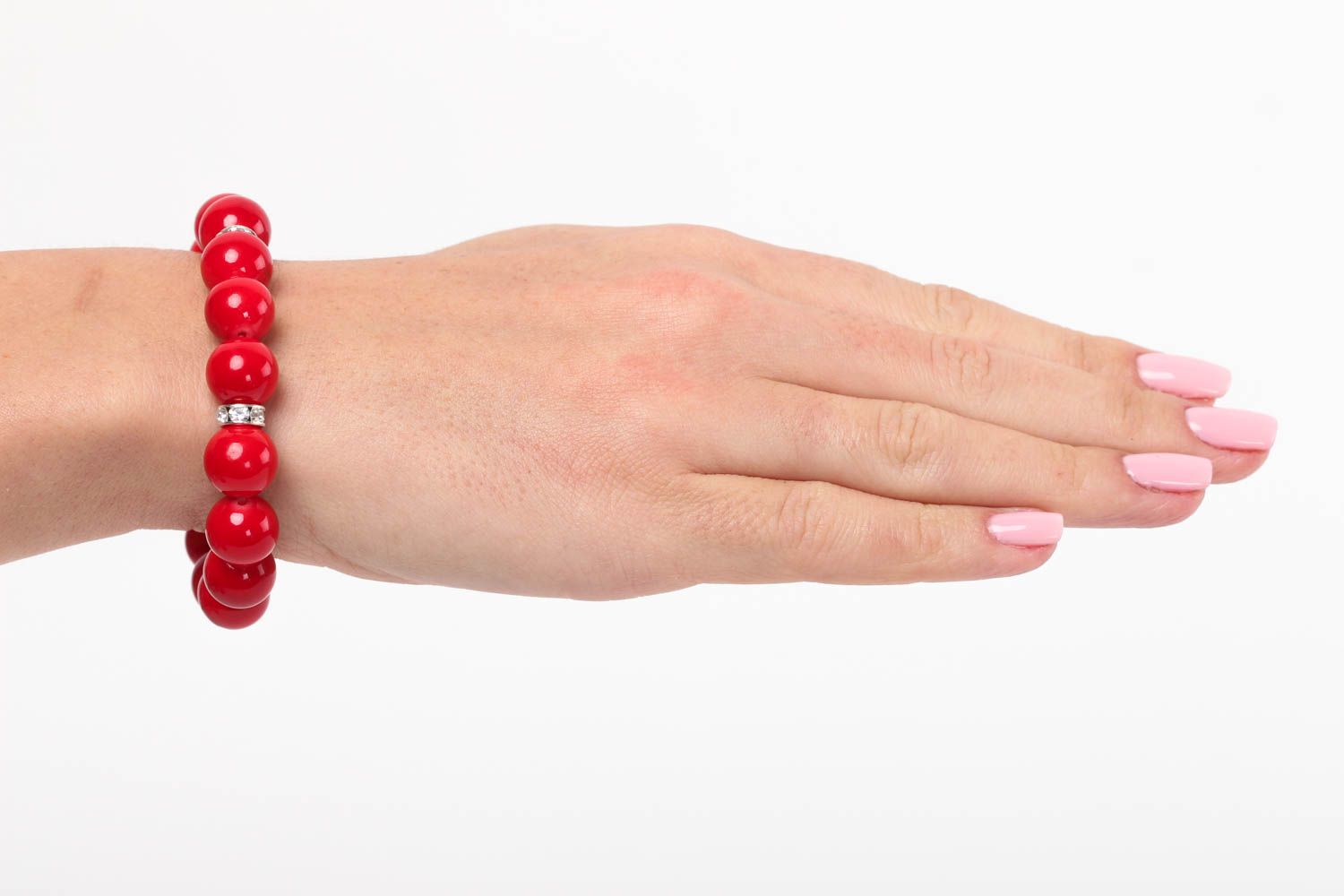 Designer bracelet handmade coral bracelet jewelry with natural stones for women photo 5