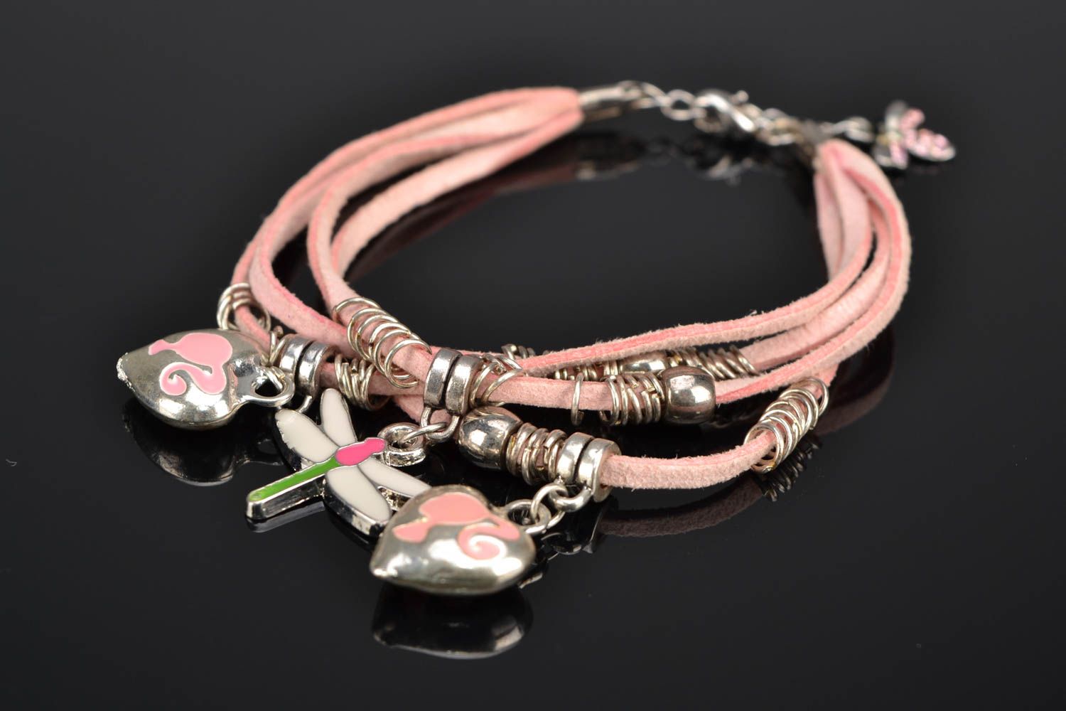 Wrist bracelet with charms Tenderness photo 1