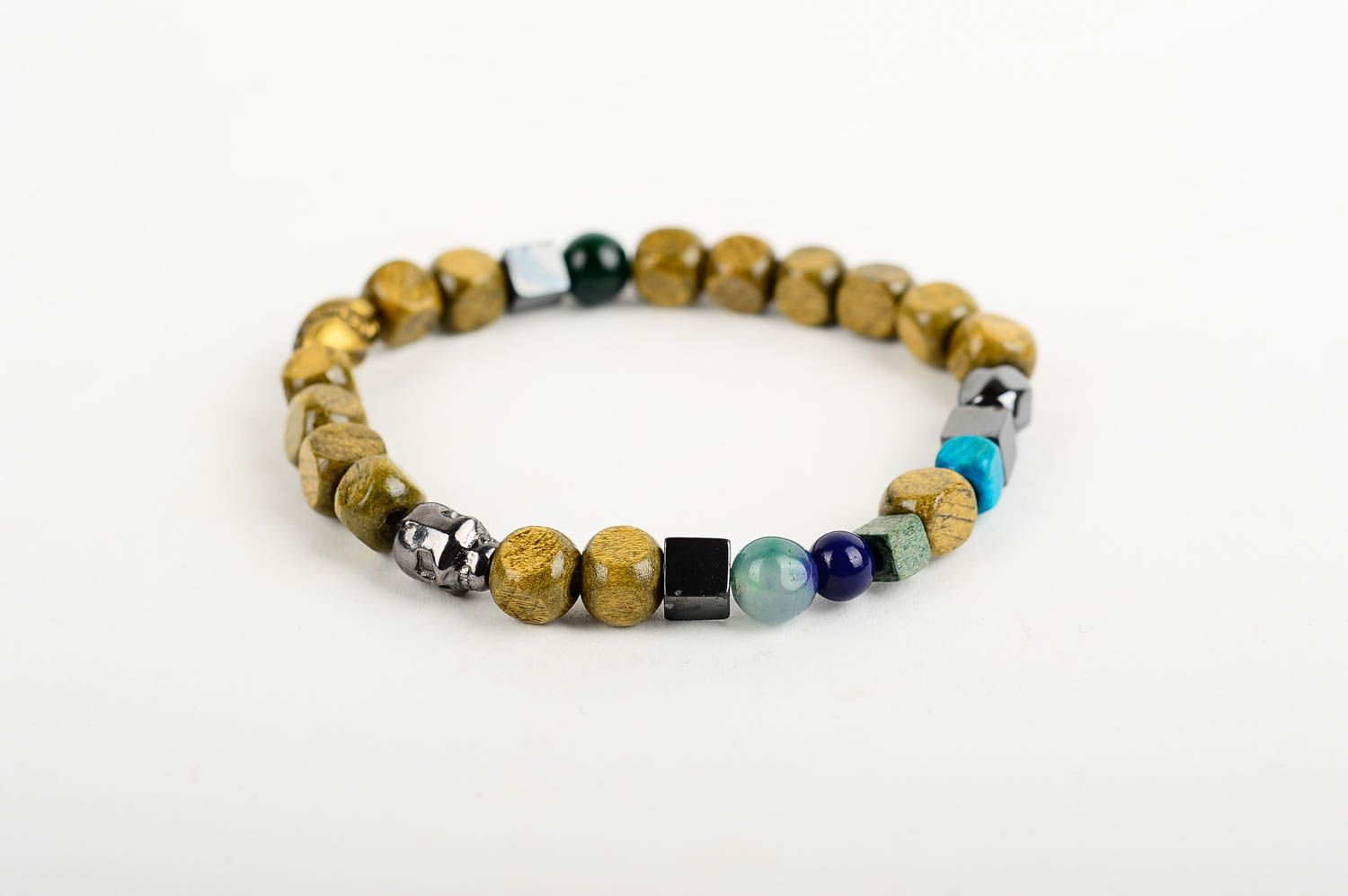 Bracelet perles fantaisie Accessoire fait main Bijou design Cadeau pour femme photo 3