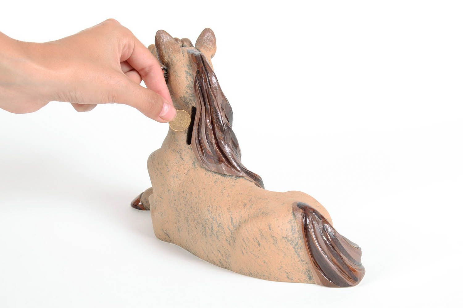 Ceramic money box Horse photo 4