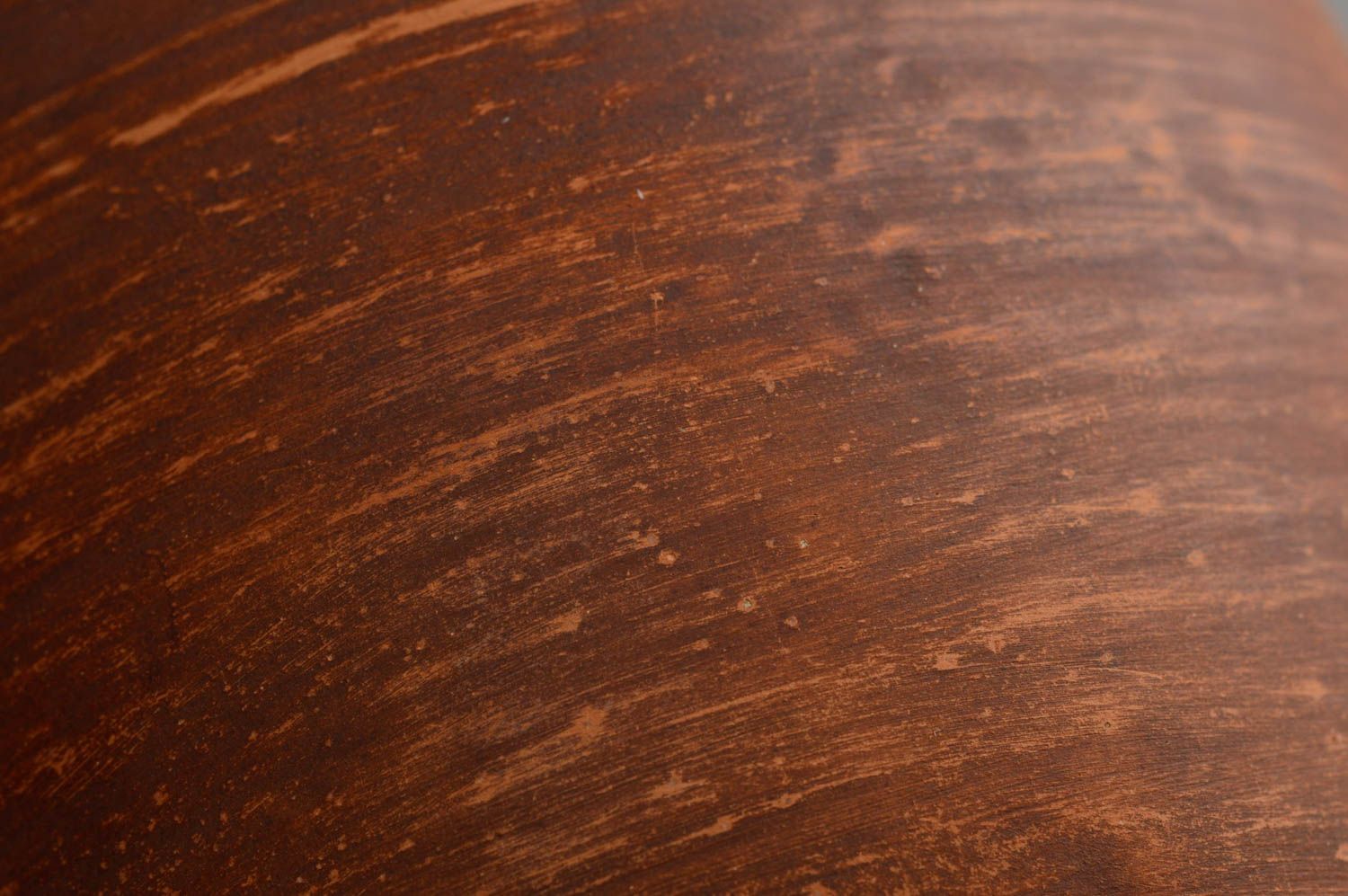 Jolie tasse originale brune faite main écologique en argile 18 cl vaisselle photo 5