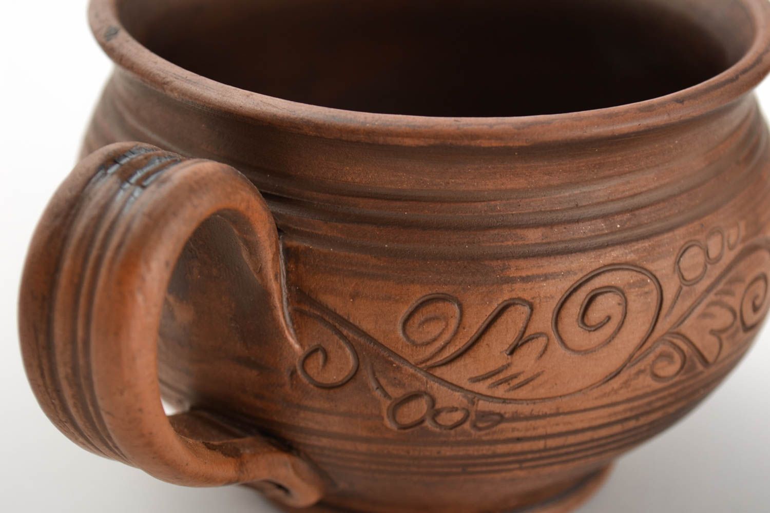 Handmade Keramik Geschirr Set Teeservice Keramik Teekanne aus Ton Tassen Set foto 4