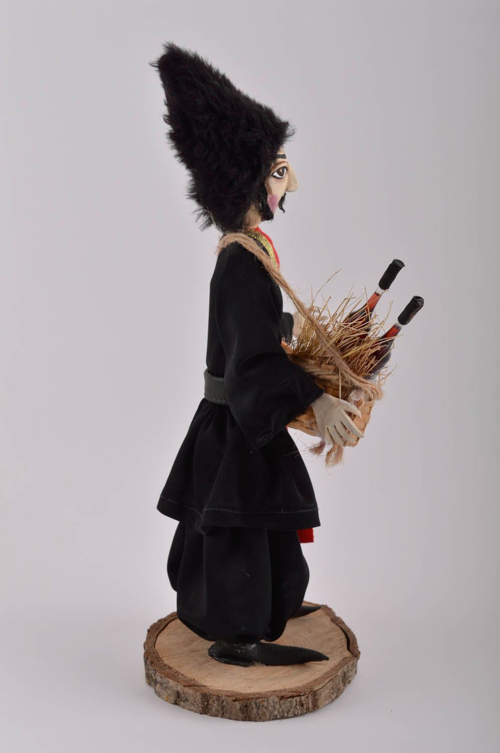Deko Puppe mit Ständer Tisch Deko Puppe handgemacht Geschenk Idee originell foto 3