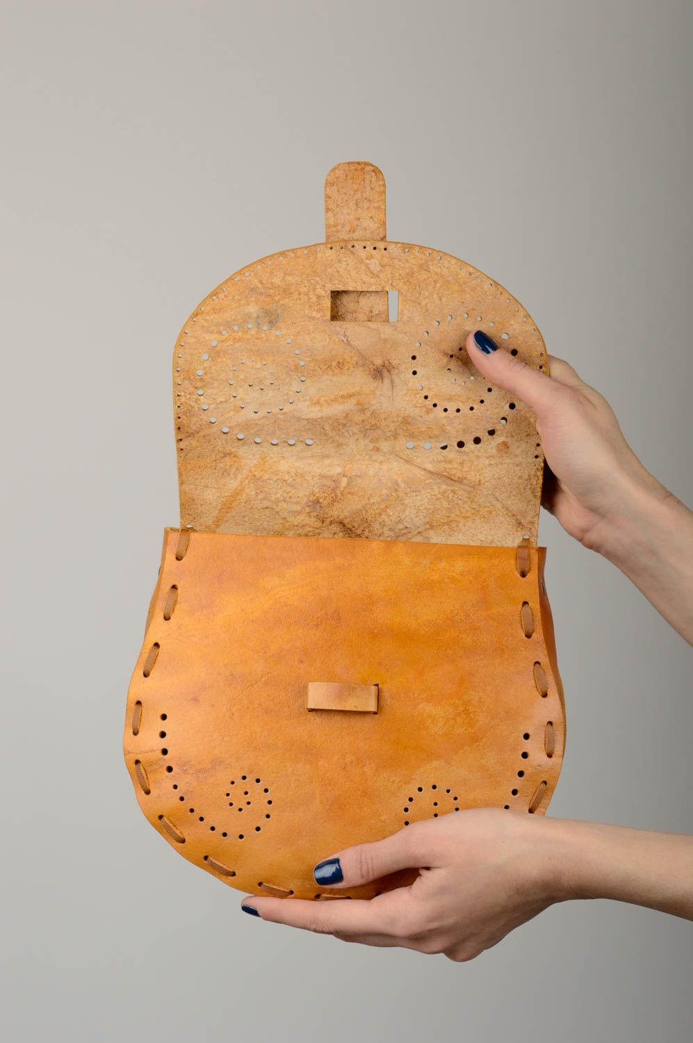 Сумка ручной работы сумка через плечо коричневая сумка из кожи для девушек фото 3