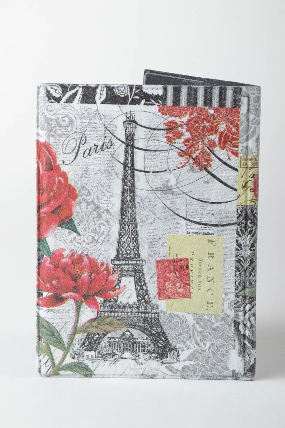 Handmade designer passport cover cute accessories for documents stylish present photo 5