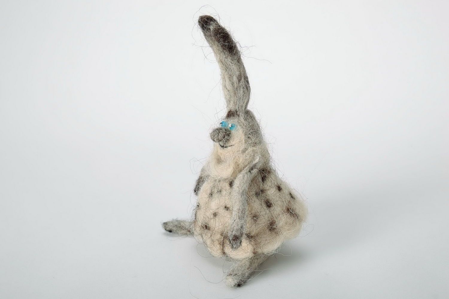 Felted woolen toy Bunny photo 4